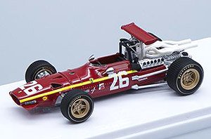 フェラーリ 312F1/68 フランスGP 1968 優勝車 #26 Jacky Ickx (ミニカー)