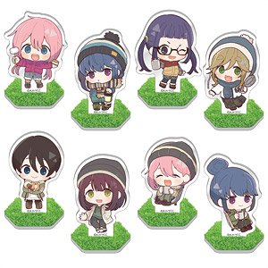 Laid-Back Camp Trading Acrylic Figure (Set of 8) (Anime Toy)