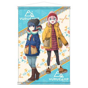 Yurucamp B2 Tapestry (Nanga Collaboration Illustration) (Anime Toy)