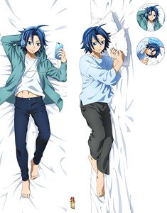 Yowamushi Pedal Glory Line [Especially Illustrated] Premium Dakimakura Cover + Can Badge Set Sangaku Manami (Anime Toy)