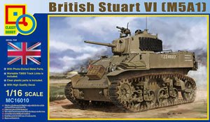 British Stuart Light Tank VI (M5A1) (Plastic model)