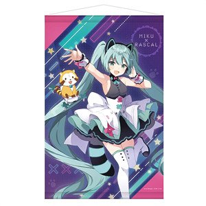 Hatsune Miku x Rascal 2022 B2 Tapestry (Anime Toy)