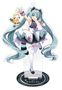 Hatsune Miku x Rascal 2022 Acrylic Key Ring w/Stand [Hatsune Miku] (Anime Toy)
