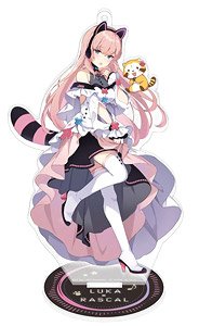 Hatsune Miku x Rascal 2022 Acrylic Key Ring w/Stand [Megurine Luka] (Anime Toy)