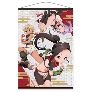 In the Heart of Kunoichi Tsubaki B2 Tapestry A [Tsubaki & Sazanka & Asagao] (Anime Toy)