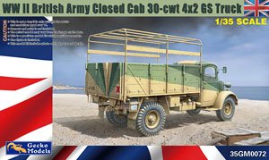 WWII British Army Closed Cab 30-cwt 4x2 GS Truck (Plastic model)