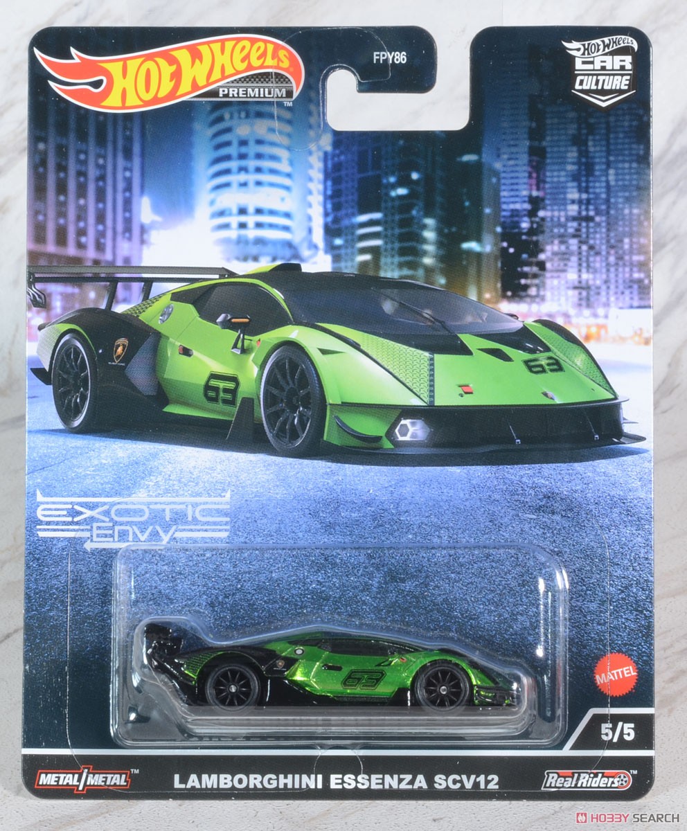 Hot Wheels Car Culture Exotic Envy Lamborghini Essenza SCV12 (Toy) Package1