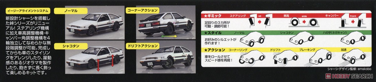 Toyoya AE86 Levin (Model Car) 解説1
