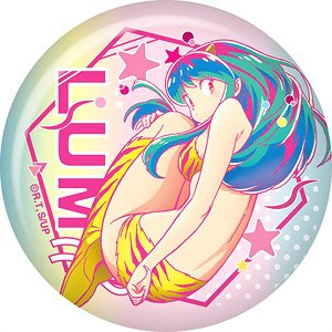 Urusei Yatsura Kirakira Can Badge Ram A (Pink) (Anime Toy)