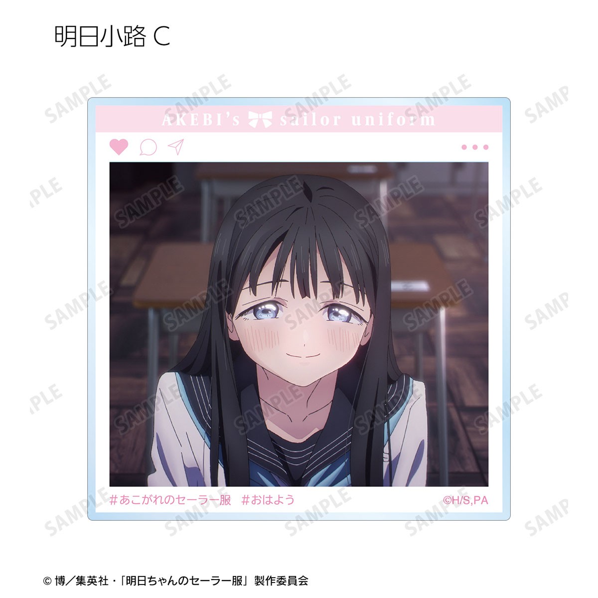 TV Animation [Akebi`s Sailor Uniform] Trading SNS Style Acrylic Card (Set of 10) (Anime Toy) Item picture3