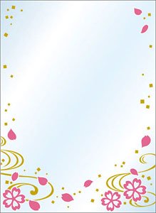 ブロッコリースリーブプロテクター【世界の文様】 「桜花絢爛」 リバイバル (カードスリーブ)