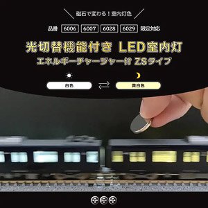 [Limited Edition] LED Interior Lighting Kit (w/Energy Charger, Lighting Color Selectable) ZS Type Wide (10 Pieces) (Model Train)