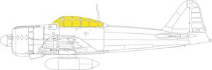Masking Sheet for A6M3 Zero TFace (for Eduard) (Plastic model)