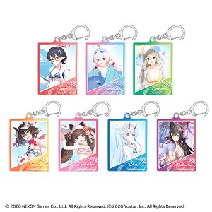 Blue Archive Trading Acrylic Key Ring (Set of 7) (Anime Toy)