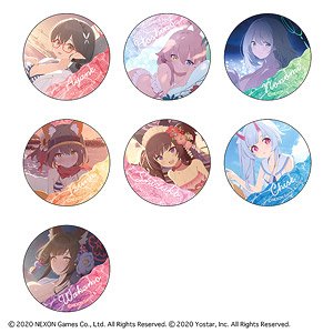 Blue Archive Trading Glitter Can Badge (Set of 7) (Anime Toy)