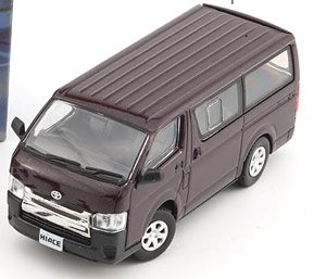 Toyota Hiace 2015 Dark Purple RHD (Diecast Car)