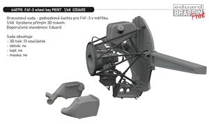 F4F-3 Wheel Bay (for Eduard) (Plastic model)