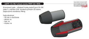 F/A-18E,F Exhaust (for Meng Model) (Plastic model)