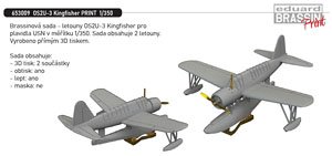OS2U-3 Kingfisher (2 Pieces) (Plastic model)