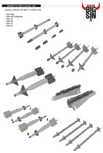 F/A-18E/F 武装パーツセット (汎用) (プラモデル)