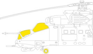 Masking Sheet for Mi-35M (for Zvezda) (Plastic model)