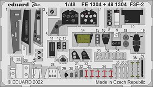Zoom Etched Parts for F3F-2 (for Academy) (Plastic model)