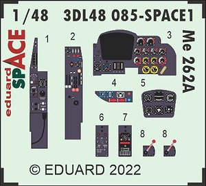 Me262A Space (for Tamiya) (Plastic model)