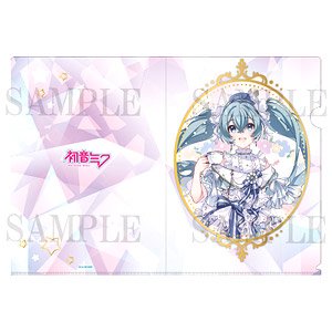 Hatsune Miku Goods Art by U35 Clear File (Life-size Illustration) (Anime Toy)