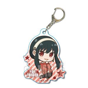 Pukasshu Acrylic Key Ring Spy x Family Yor Forger (Casual Wear Ver.) (Anime Toy)