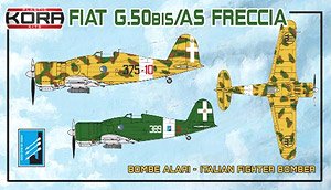 Fiat G.50BIS/AS Freccia, Bombe Alari, Italian Fighter Bomber (Plastic model)