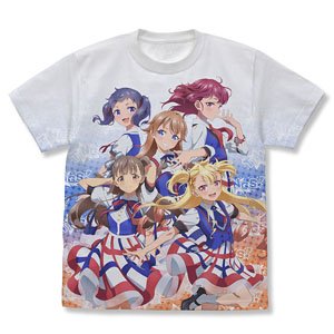 Shine Post Tings Full Graphic T-Shirt White M (Anime Toy)