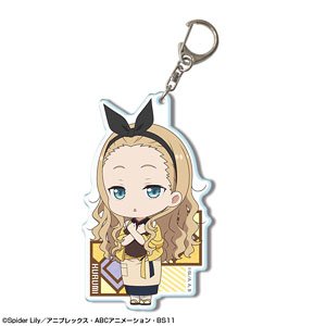 Lycoris Recoil Big Acrylic Key Ring Design 08 (Kurumi/B) (Anime Toy)