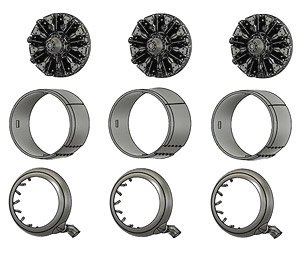 Savoia Marchetti SM.79 Engine and Cowling Set (for Italeri) (Plastic model)