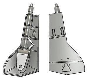 Macchi C.205 Macchi Veltro Landing Gear (for Hasegawa/Italeri) (Plastic model)