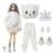 Barbie Cutie Reveal Doll Polar Bear (Character Toy) Item picture3