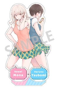 Medaka Kuroiwa Is Impervious to My Charms Acrylic Stand Mona Kawai & Tsubomi Haruno (Anime Toy)