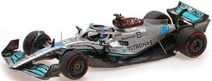 メルセデス AMG ペトロナス フォーミュラ ワン チーム F1 W13 E パフォーマンス ジョージ・ラッセル ハンガリーGP 2022 初ポールポジション (ミニカー)