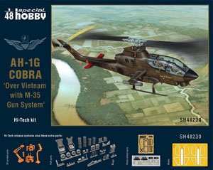 AH-1G Cobra `Over Vietnam with M-35 Gun System` Hi-Tech Kit (Plastic model)