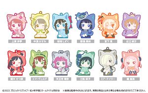 Love Live! Nijigasaki High School School Idol Club Sitting Rubber Stand (Set of 12) (Anime Toy)