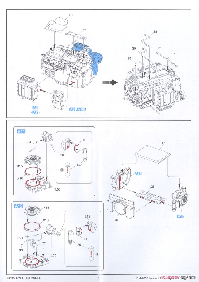 Leopard 2 Powerpack & Sling Set (Plastic model) Assembly guide4