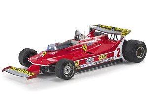 Ferrari 312 T5 1980 Place Monaco GP 5th No.2 G. Villeneuve (Diecast Car)