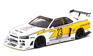 LB-ER34 Super Silhouette SKYLINE White (ミニカー)