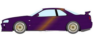 Nissan Skyline GT-R (BNR34) V-spec II 2000 (BBS LM Wheel) Midnight Purple 3 (Diecast Car)