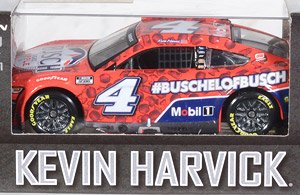`ケビン・ハービック` #4 ブッシュライト アップル #BUSCHELOFBUSCH フォード マスタング NASCAR 2022 ファイアーキーパーズ カジノ 400 ウィナー (ミニカー)