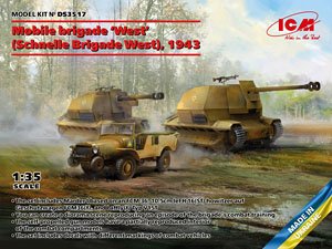 Mobile Brigade `West` (Schnelle Brigade West), 1943 (Plastic model)