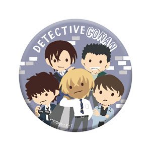 名探偵コナン 缶バッジ ゆるパレット 警察学校組 (キャラクターグッズ)