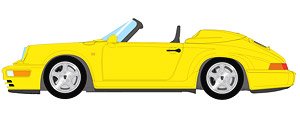 Porsche 911 (964) Carrera 2 Speedster 1993 Speed Yellow (Diecast Car)