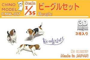 Beagle Set (Plastic model)