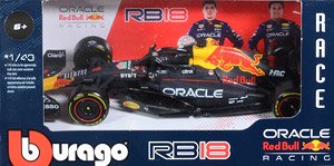 オラクル レッド ブル レーシング RB18(2022) No.1 M.フェルスタッペン (ドライバー無し) (ミニカー)