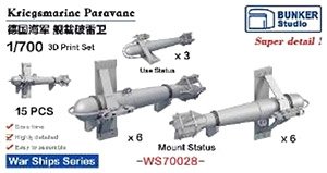 WW.II ドイツ海軍 防雷具セット (プラモデル)